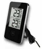 Lombik Digitális Külső-Belső Hőmérő 217 Fekete