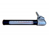 Lombik Ipari kis könyök fémtokos hőmérő alumínium benyúlóval -35+50°C 100mm