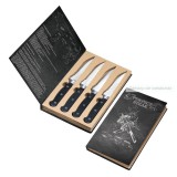 London 4 db-os steak kés szett, rm acél