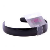 Lora hajpánt fekete fényes 830577