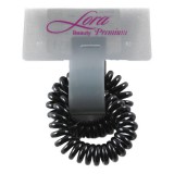 Lora rugós fekete hajgumi 2db 800666