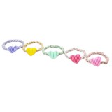 Lora szives hajgumi többféle színben 800979