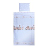 Lorelli 3 részes ágynemű garnitúra - Train Blue