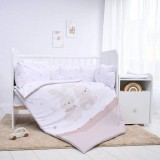 Lorelli ágynemű garnitúra Trend kombi ágyhoz, Honey Bunny Beige