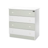 Lorelli Komód - White & Milky Green