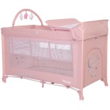 Lorelli Noemi 2 Plus multifunkciós utazóágy - Mellow Rose Star