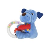 Lorelli Toys Plüss gyűrűs játék - Kék kutya