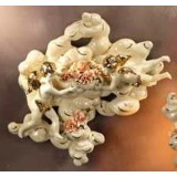 Lorenzon Felhő formázatú kerámia dísztárgy angyalokkal