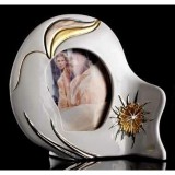 Lorenzon Kerámia képkeret - fehér, arany, platina