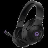 Lorgar gaming headset with microphone, 2.4G+ BT 5.0 Realtek 8763, battery 1000mAh, type-C charging cable 0.8m, audio cable 1.5m, size:195*185*80mm, 0.28kg. Black (LRG-GHS701) - Fejhallgató