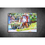 Lovaskocsi Vászonkép 047 fes-047