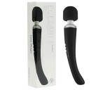 Love Magic Elegance Wand - akkus, masszírozó vibrátor (fekete)