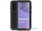 Love Mei Powerful Defender gumi/szilikon tok Samsung Galaxy S21 Plus (SM-G996) 5G készülékhez, fekete