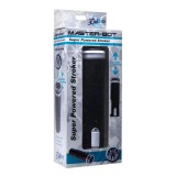 Lovebotz Master-Bot - fel-le mozgó, puha tüskés száj maszturbátor (fekete)