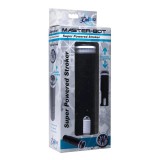 Lovebotz Master-Bot - fel-le mozgó, puha tüskés száj maszturbátor (fekete)