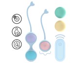 Loveline - vibrációs variálható gésagolyó szett (kék)