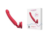 LOVENSE Mission 2 - okos vibrátor tapadókoronggal (piros)