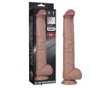 Lovetoy - kétrétegű XXL dildó - 36,5 cm - (natúr)