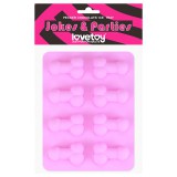 Lovetoy Pénisz formájú jégkocka készítő forma (pink)