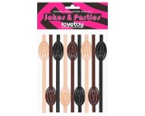 Lovetoy - puncis szívószál (natúr-barna-fekete)