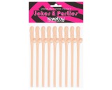 Lovetoy - realisztikus pénisz szívószál (natúr)