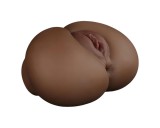 Lovetoy Streetgirl's 12 - műpunci torzó és tanga (sötét natúr)