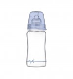Lovi DiamondGlass Üvegből készült cumisüveg 250 ml (3h+) - Baby Shower Boy