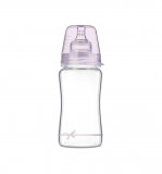 Lovi DiamondGlass Üvegből készült cumisüveg 250 ml (3h+) - Baby Shower Girl