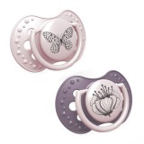 LOVI Szilikon dinamikus cumi Botanic 18hó+ 2db - lány