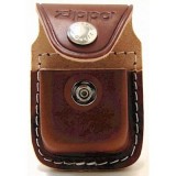 LPLB Zippo öngyújtó tartó, barna bőr