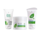 LR Health&Beauty LR Aloe Vera Testápoló Szett (kímélő arc- és testápoló, kézkrém, hidratáló gél)