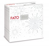 Lucart S.P.A. Fato Airlaid karácsonyi szalvéta 40x40cm Incanto Silver 50 lapos