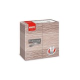 Lucart S.P.A. Fato Airlaid szalvéta Quick Pocket 40x40cm Millerighe cappuccino 40 lapos