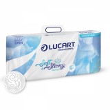 Lucart Soft and Strong 10 kistekercses 3 rétegű fehér toalettpapír