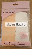 Lukasi Kozmetikai szivacs 12 db-os téglalap alakú bézs fehér