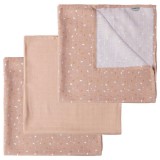LUMA Bambusz muszlin pelenka 70 x 70 cm 3 db - Half Moon