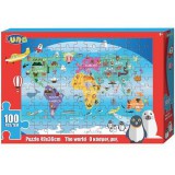 Luna A világ puzzle 100db-os (000621582) (LUNA000621582) - Kirakós, Puzzle