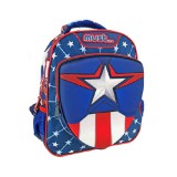 Luna Amerika kapitány 3D mintás ovis hátizsák 27x10x31cm