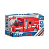 Luna City Rescue lendkerekes tűzoltósági autó fénnyel és hanggal