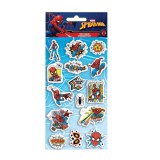 Luna Csodálatos Pókember 3D pufi matrica szett 10x22cm-es íven