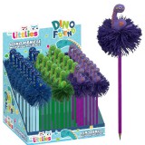 Luna: Dinoszauruszos pom-pom ceruza többféle színben 1db