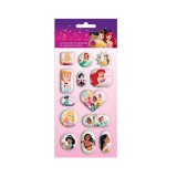 Luna Disney: Disney hercegnők 3D-s hologramos 13db-os matrica szett