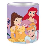 Luna Disney Hercegnők henger alakú fém asztali írószertartó 10x11cm