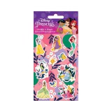 Luna Disney Hercegnők öntapadós matrica szett 8x12cm-es íven 5db
