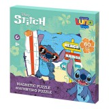 Luna: Disney Lilo és Stitch mintás 3x20db-os mágneses puzzle