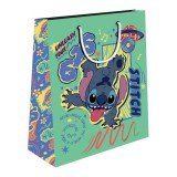 Luna: Disney Stitch ajándéktáska 18x11x23cm