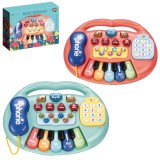 Luna Elektromos bébi zongora fénnyel és hanggal, kétféle változatban 1db