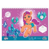 Luna Én kicsi pónim kreatív színezhető vázlatfüzet matricákkal és sablonnal több változatban