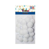 Luna Fehér pompon szett 25mm 25db