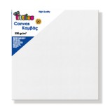 Luna Feszített fehér festővászon 30x30cm